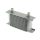 TurboWorks Oil Cooler Slim Line 13-rows 140x100x50 AN10 Silver