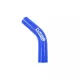 Silicone Hose 45 Degree Elbow TurboWorks 63mm, Blue