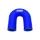 Silicone Hose 180 Degree Elbow TurboWorks 60mm, Blue