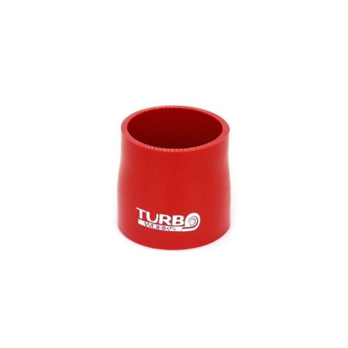 Silicone Hose Straight Reducer TurboWorks 40-45mm, Red