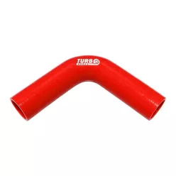 Silicone Hose 90 Degree Elbow XL TurboWorks 10mm, Red