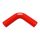 Silicone Hose 90 Degree Elbow XL TurboWorks 60mm, Red