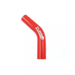 Silicone Hose 45 Degree Elbow XL TurboWorks 20mm, Red