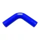 Silicone Hose 90 Degree Elbow XL TurboWorks 63mm, Blue
