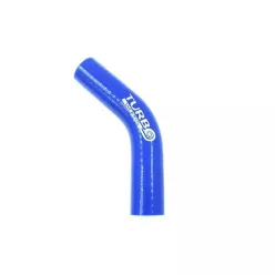 Silicone Hose 45 Degree Elbow XL TurboWorks 12mm, Blue