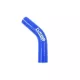 Silicone Hose 45 Degree Elbow XL TurboWorks 38mm, Blue