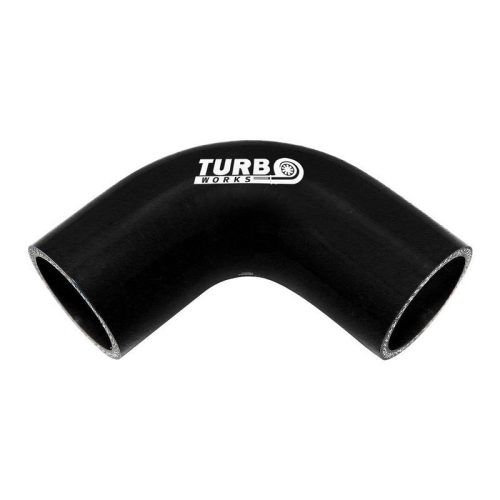Silicone Hose 90 Degree Elbow TurboWorks 57 mm – Black