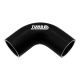 Silicone Hose 90 Degree Elbow TurboWorks 57 mm – Black