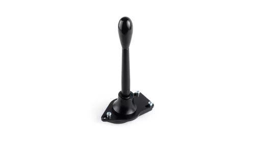 Adjustable short shifter UNIVERSAL - mounting to the body (knob: black - round)