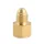 Adapter male to female AN4 Brass