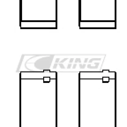King Conrod Bearing Shell BMW N20/N26B20 N54/N55B30 (2 pairs