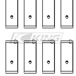 King Conrod Bearing Shell TOYOTA 4AGE, 4AGZE, 16V 1.6L
