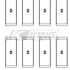King Conrod Bearing Shell AUDI ABB, ABM, ADP, PP, RN