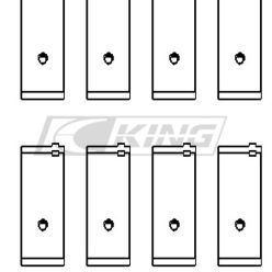 King Conrod Bearing Shell FORD CORTINA 2000 XL