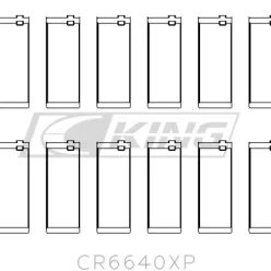 King Conrod Bearing Shell BMW M20, M50 2.0L, 2.5L, 2.7L