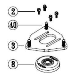 Racing Camber Plate Rubberized D2