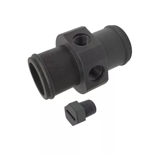 Davies Craig EWP Inline Radiator Hose Adapter, 35 mm, 2×¼″ NPT, with Bung – 0419