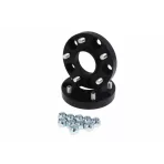 Screw-Fitted Black Bolt-On Wheel Spacers