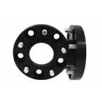 Nut-Fastened Bolt-On Black Wheel Spacers
