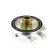 Oil filter adapter Turboworks Silver