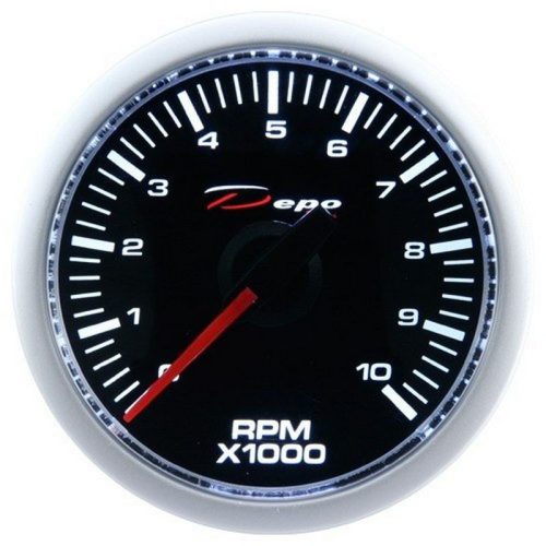 DEPO RACING CSM 52mm Gauge - Tachometer ( REV Counter)