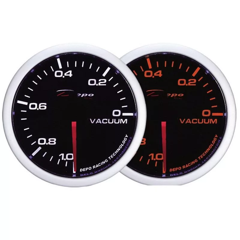 Manometro Temperatura Acqua Depo Racing WA5237B-C - Diametro 52 Mm, Scala 40-140°C, Colore Fumo