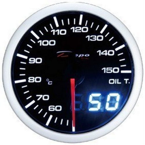 DEPO RACING DUAL 60mm - Oil Temperature Gauge