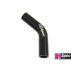 Silicone elbow D1Spec Black 45st 30mm XL