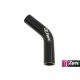 Silicone elbow D1Spec Black 45st 84mm XL