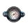 D1Spec Radiator cap with thermometer 28mm 0.9 Bar Blue