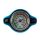 D1Spec Radiator cap with thermometer 15mm 0.9 Bar Blue