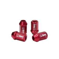 Forged wheel lug nuts D1Spec Alu 12x1,25 red