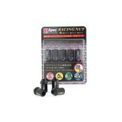 Forged wheel lug nuts D1Spec Alu 12x1,5 black