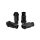 Wheel lug nuts JBR 50mm M12 x1,25 Black