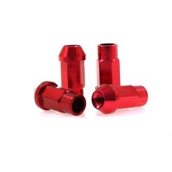 Wheel lug nuts JBR 50mm M12 x1,25 Red