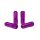 Wheel lug nuts JBR 60mm M12 x1,5 Purple