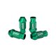 Wheel lug nuts D1Spec Replica M12x1,5 green