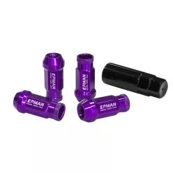 Wheel lug nuts Epman JDM M12x1,5 Purple
