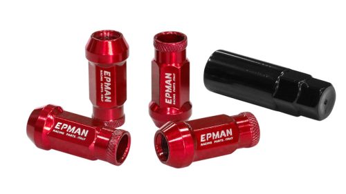 Wheel lug nuts Epman JDM M12x1,5 Red