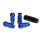 Wheel lug nuts SLIDE JDM M12x1,5 Blue