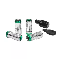 Wheel lug nut JDM Performance M12x1,25 Green Locking