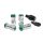Wheel lug nut JDM Performance M12x1,5 Green Locking