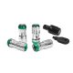 Wheel lug nut JDM Performance M12x1,5 Green Locking