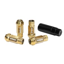Wheel lug nuts Epman JDM M12x1,25 Gold