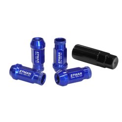 Wheel lug nuts Epman JDM M12x1,25 Blue