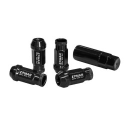 Wheel lug nuts Epman JDM M12x1,25 Black