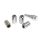 Wheel lug nut M12x1,25 L:32mm Silver