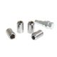 Wheel lug nut M12x1,25 L:32mm Silver
