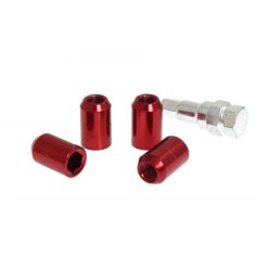 Wheel lug nut M12x1,5 L:32mm Red