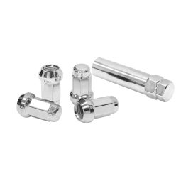 Forged wheel anti-theft lug nuts D1Spec Stal 12x1,25 Silver